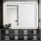 Chery Industrial LED Bathroom Vanity Mirror for Wall, Backlit + Front-Lighted, Dimmable 32x24 L001B6080 - alternate 2